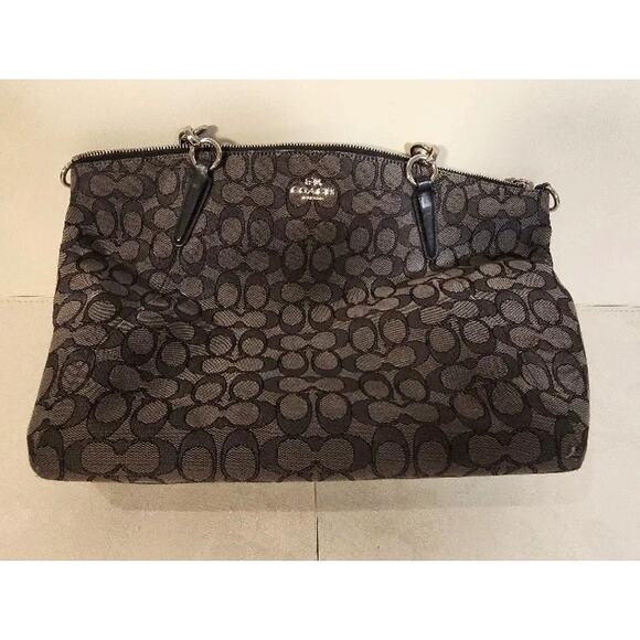 Coach Canvas Leather Shoulder Bag Kelsey Handbag - Picture 11 of 11